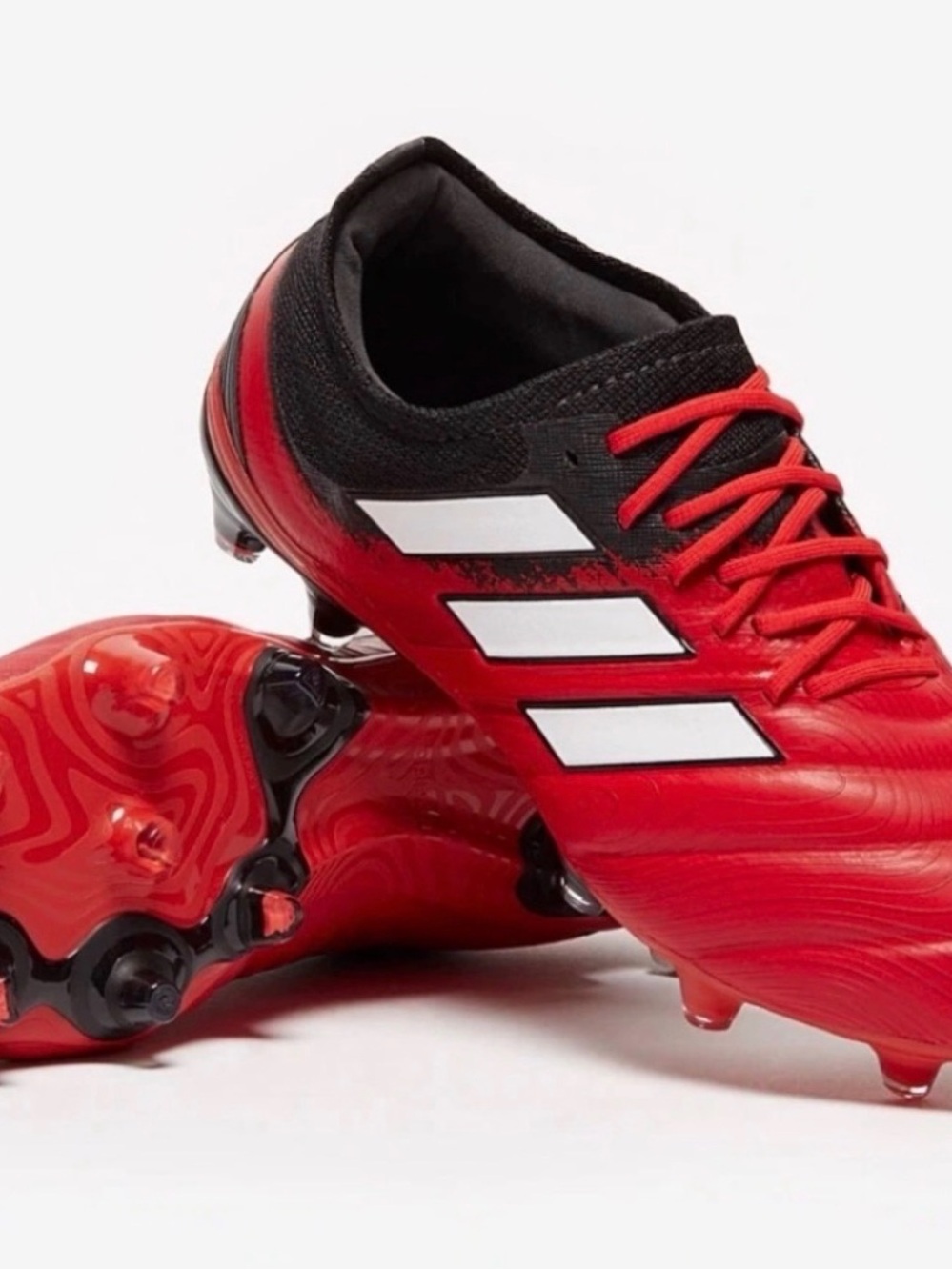 Brand new adidas Copa 20.1 SG Color"Red/White/Black" Men's Soccer CleatsSize 6.5